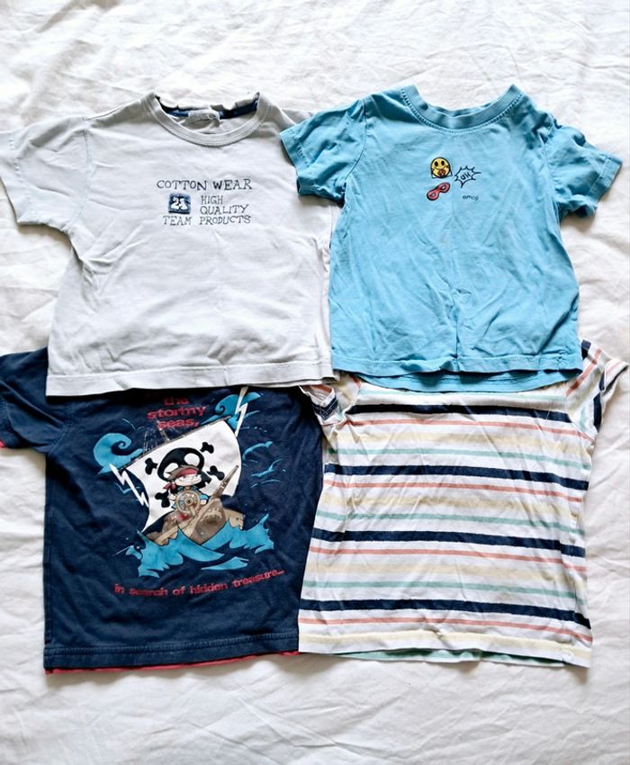 Lot tee-shirt 2ans - photo numéro 2