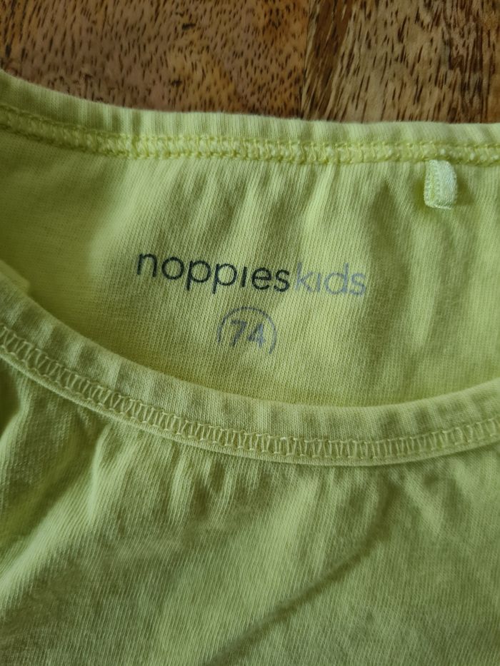 Top été 9/12 mois Noppies jaune sans manche - photo numéro 2