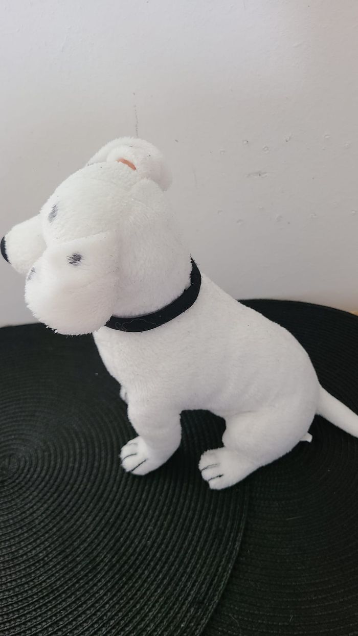 peluche chien adeck tf1 dechavanne doudou chien jack russel une famille en or - photo numéro 4