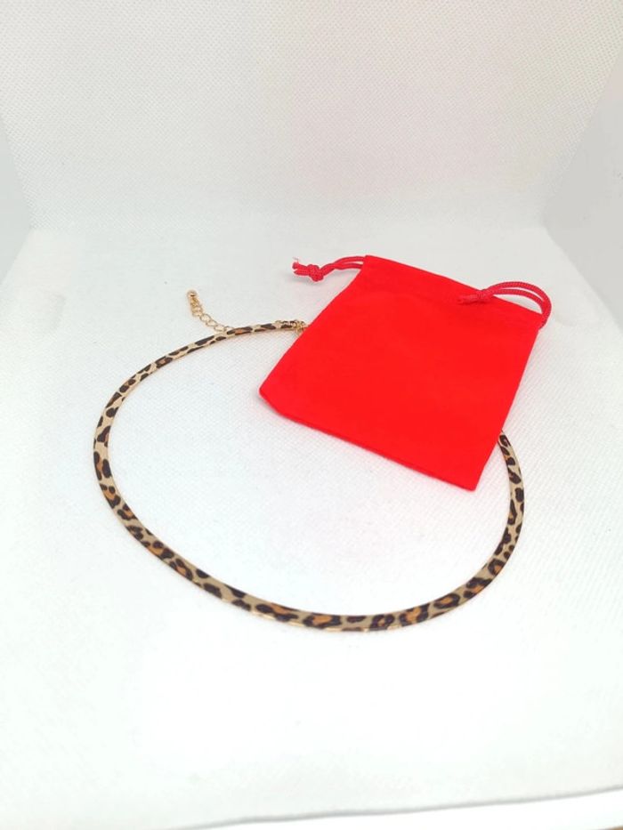 Collier chaîne serpent léopard - photo numéro 3