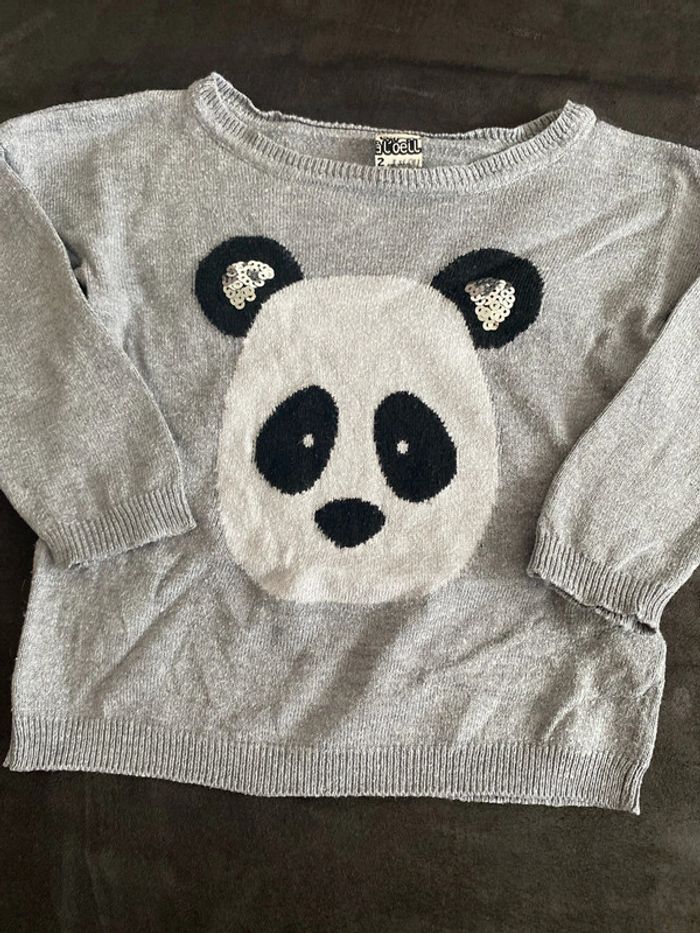 Pull fille tape à l’oeil 24 mois - photo numéro 2