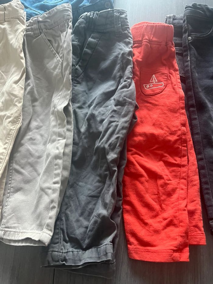 Lot de pantalons garçon 18 mois toutes marques - photo numéro 4