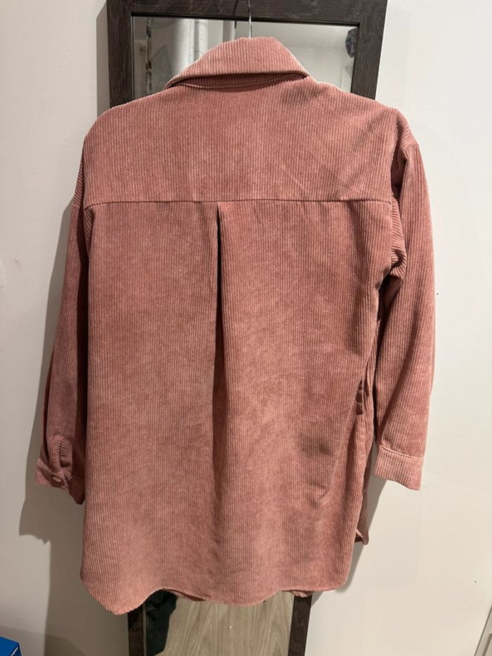 Robe chemise velours côtelé - photo numéro 2