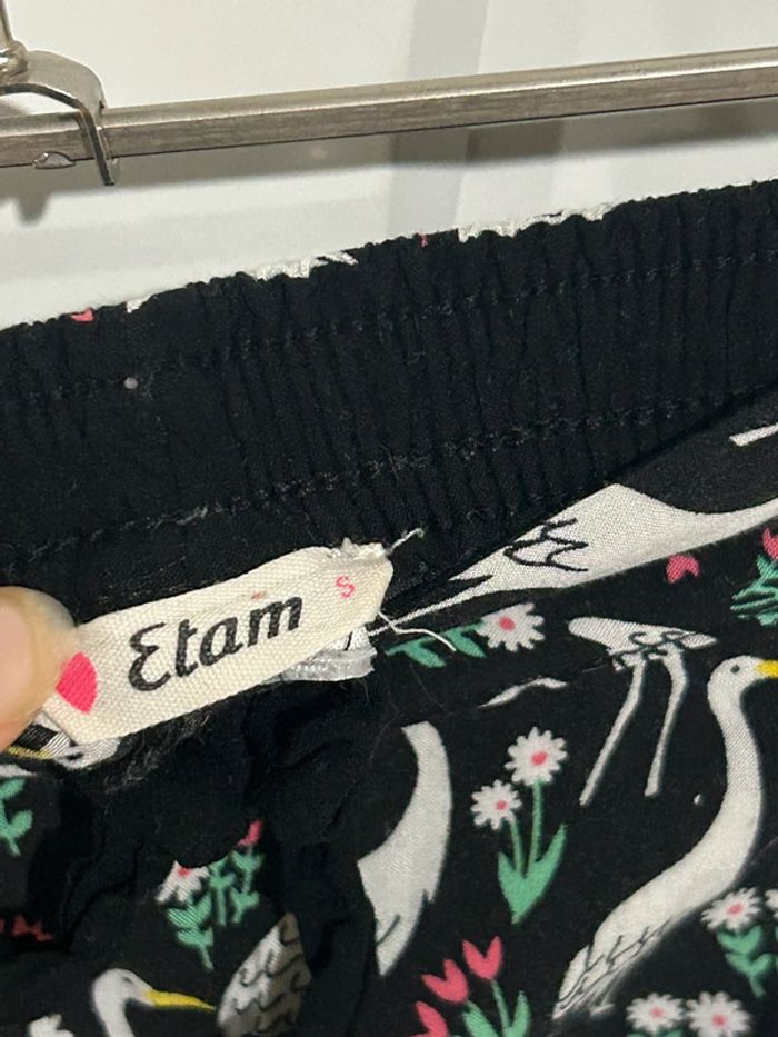 568 - pantalon pyjama à motifs oiseaux - photo numéro 8