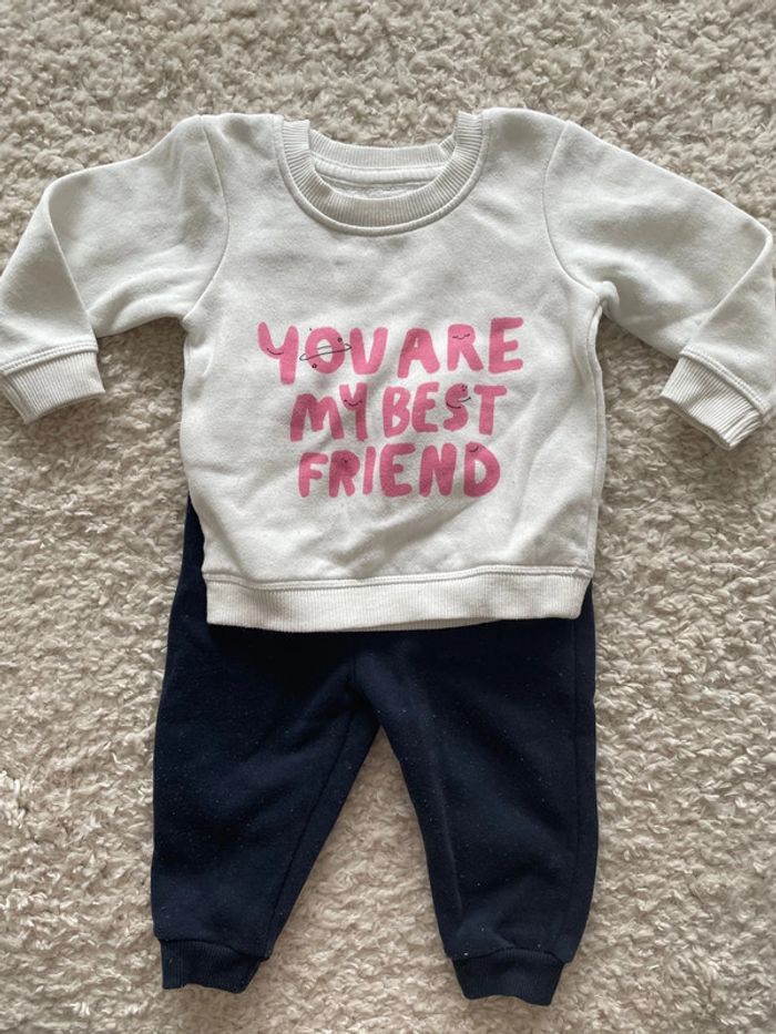 Ensemble fille 9-12 mois