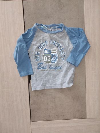 Tee-shirt manches longues / 9 mois
