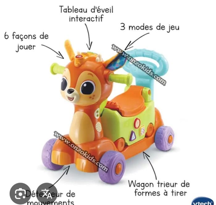 Vtech Merlin, Trotti Porteur 6 en 1 - photo numéro 3