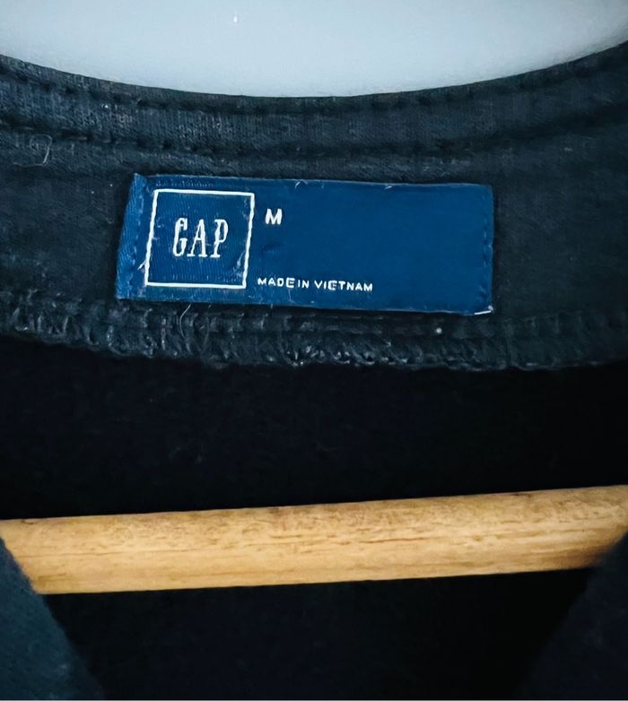 Veste femme zippée noir Taille M Gap - photo numéro 3