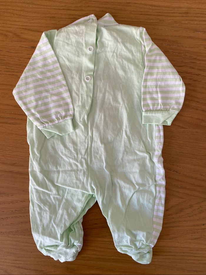Ciliegina Pyjama / Grenouillère vert clair Taille Naissance - photo numéro 6