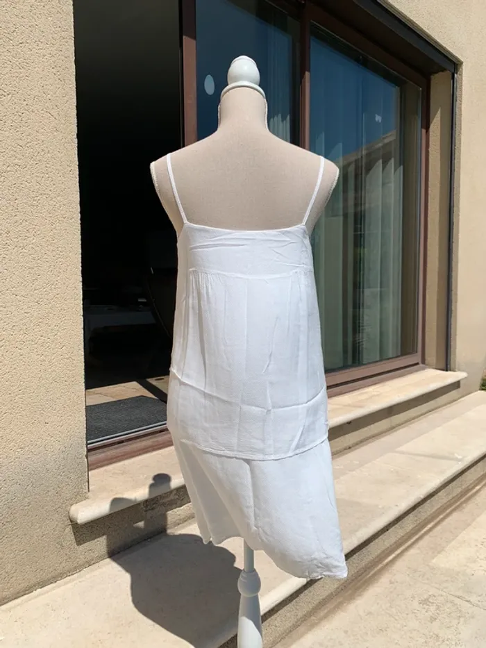 Robe à bretelles blanche Comptoirs des Cotonniers taille S 36 - photo numéro 14