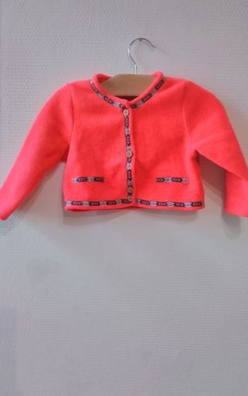 Gilet orange polaire IKKS 18 mois
