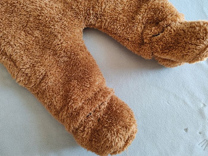 Combipilote ourson marron polaire molletonné main/gant amovible et pied amovible - photo numéro 8