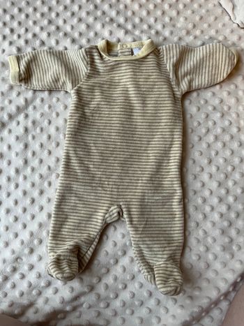 Pyjama velour naissance