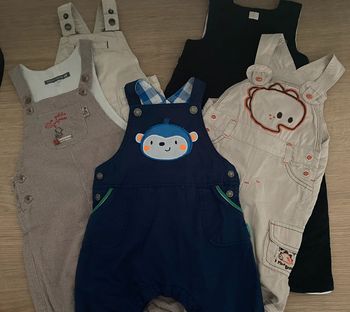 Lot 5 salopettes pantalons