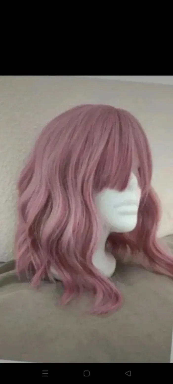 Perruque Naturelle Rose Pastel Tendance 30€ - photo numéro 12