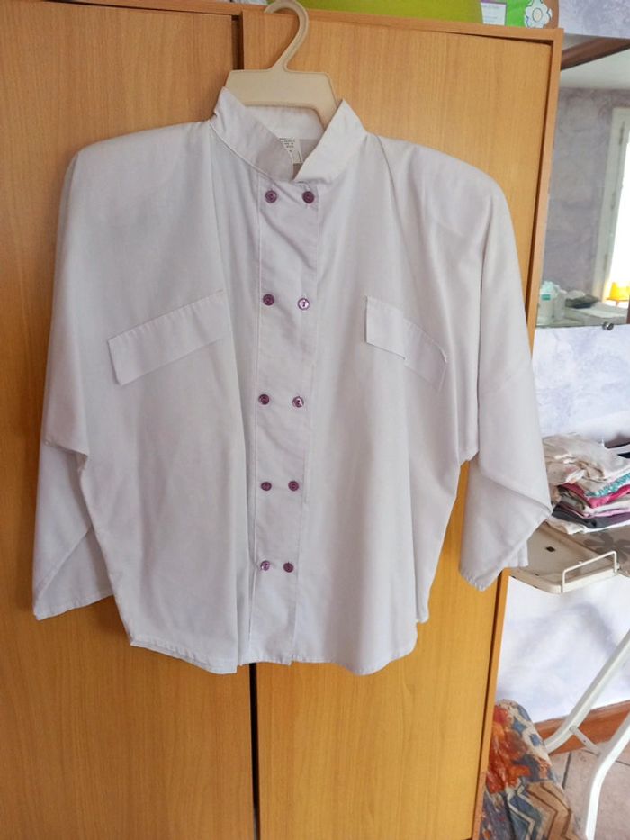 Chemise tunique coton acrylique T42