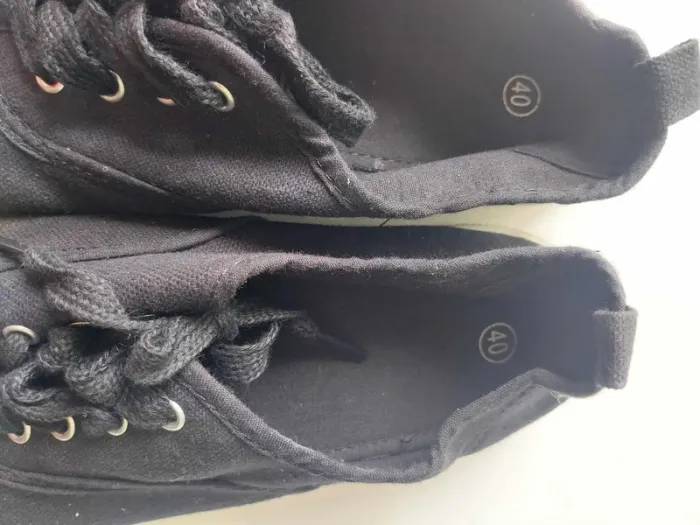 Chaussure en toile noire T40 - photo numéro 3