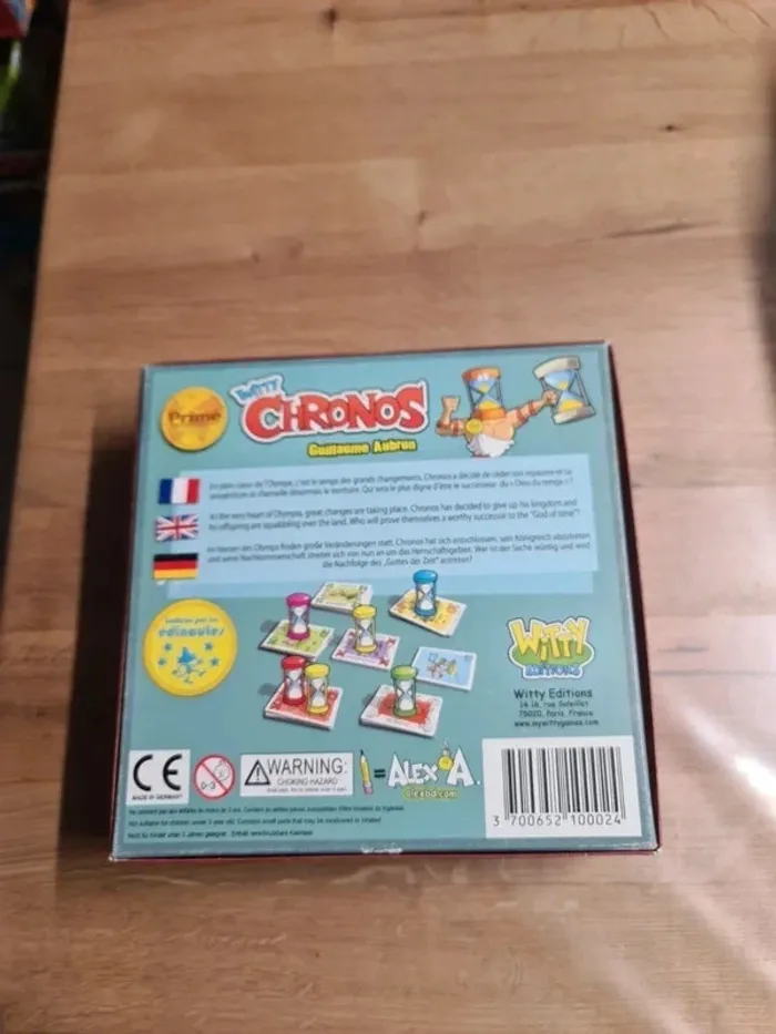 Jeu de société Witty Chronos des éditions Witty, - photo numéro 3