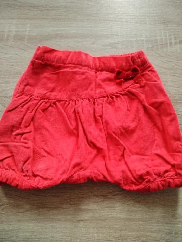 Short rouge velours 3 mois Orchestra