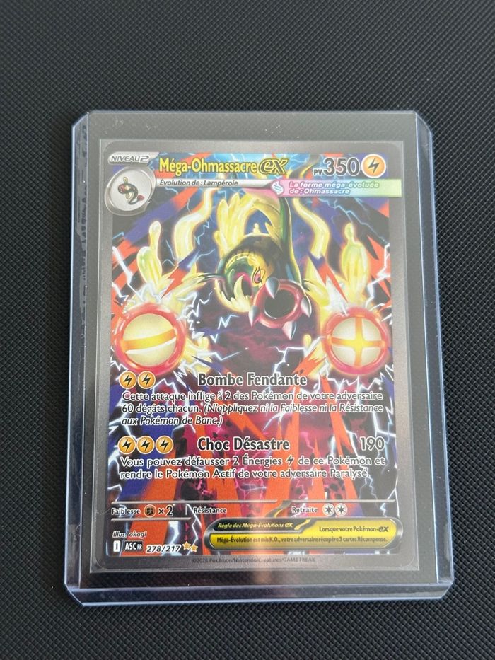 Carte Pokémon Méga-Ohmassacre ex 278/217 - photo numéro 3