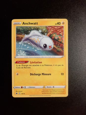 Carte Pokémon Anchwatt 2022 10/15