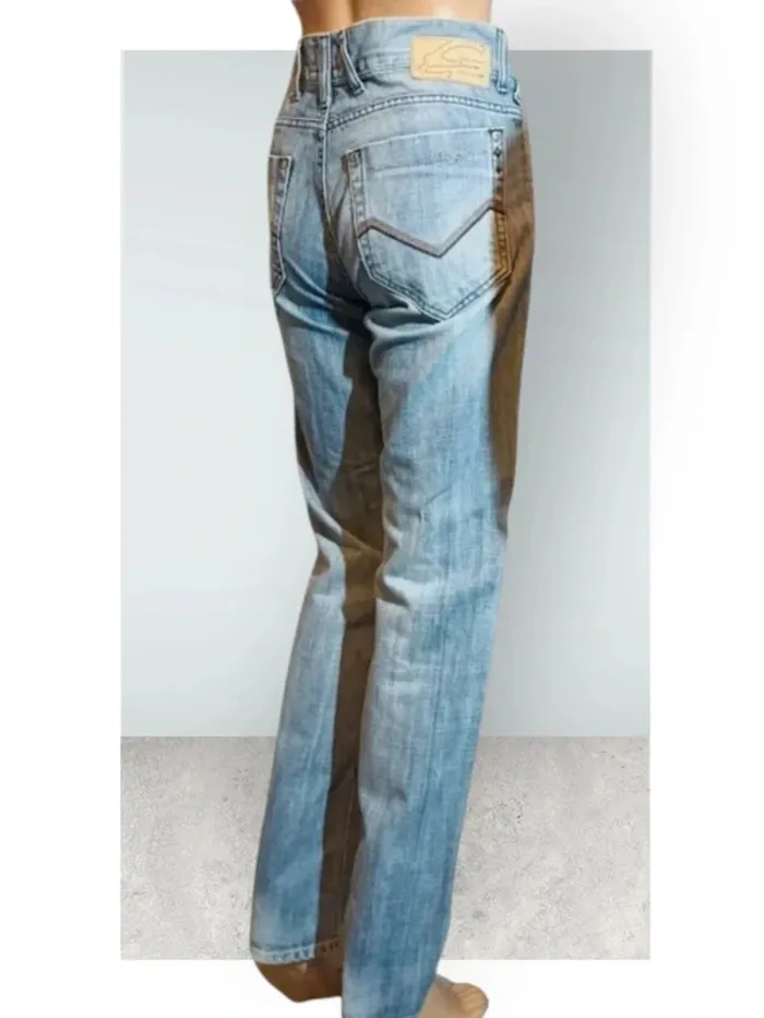 Jean boyfriend vintage y2k Energie, coupe droite , taille basse , 100 % coton - photo numéro 5