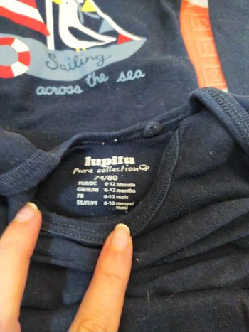 Lot de 9 bodies 12-18 mois