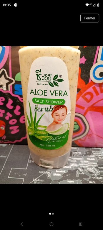 Scrub aloe vera