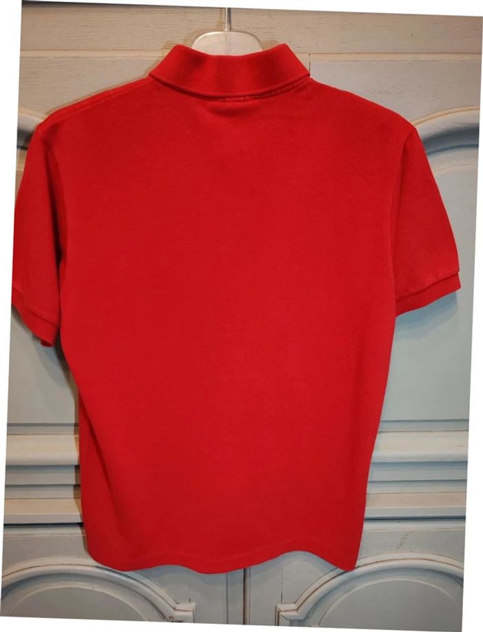 Lacoste polo rouge classic fit authentique très bon état taille  XS - photo numéro 8
