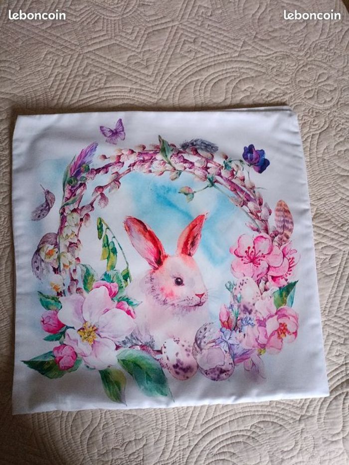Lot de 2 housses de coussin pour Pâques