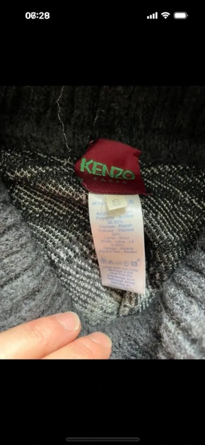 Robe pull Kenzo taille S - photo numéro 3