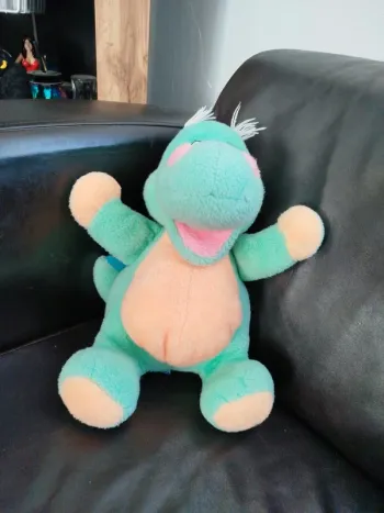 Grosse peluche dinosaure vintage