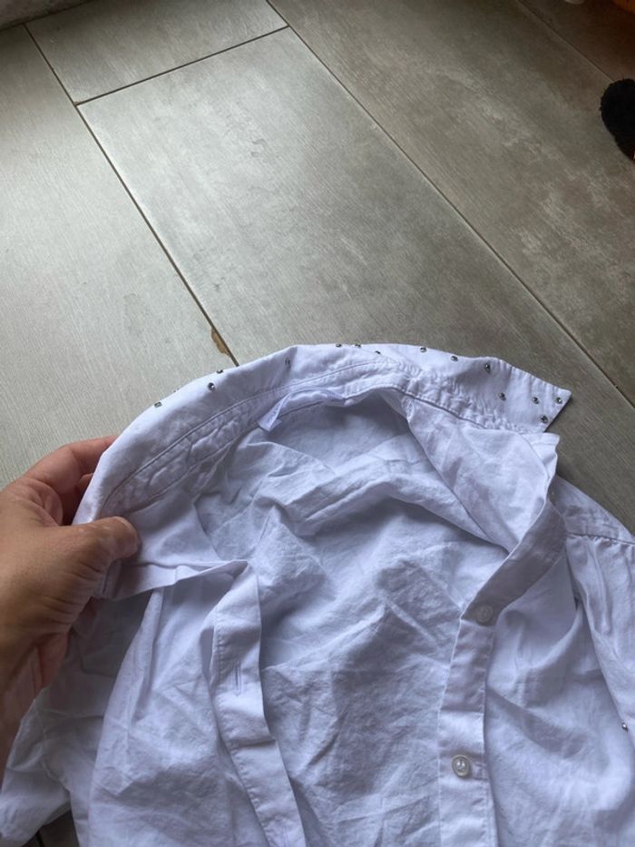 Chemise blanche Zara, taille sept ans - photo numéro 4