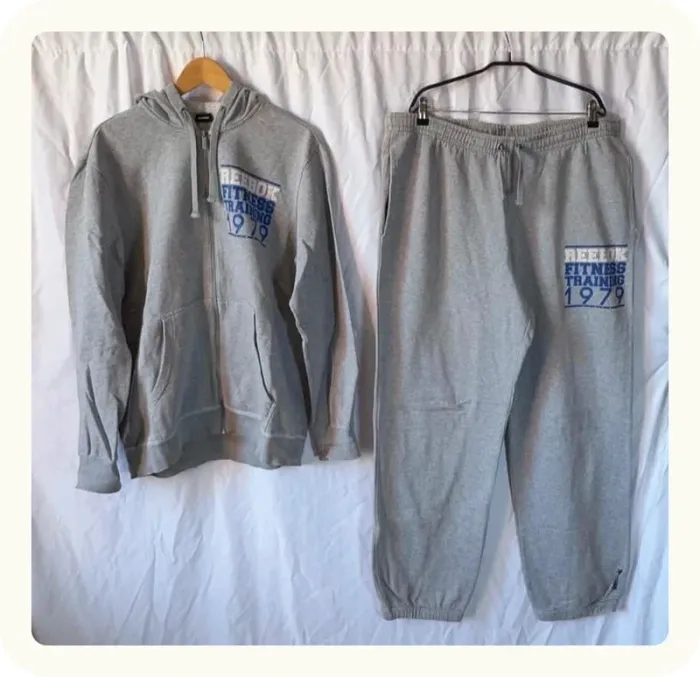 Ensemble survêtement jogging pantalon veste sport homme Reebok Taille L/XL