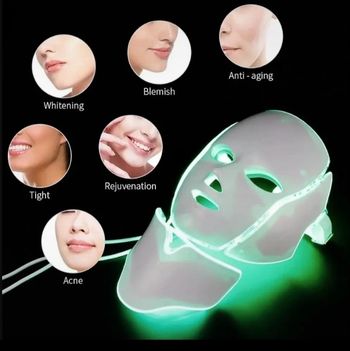 Colorful LED beauty mask Lumière laser
