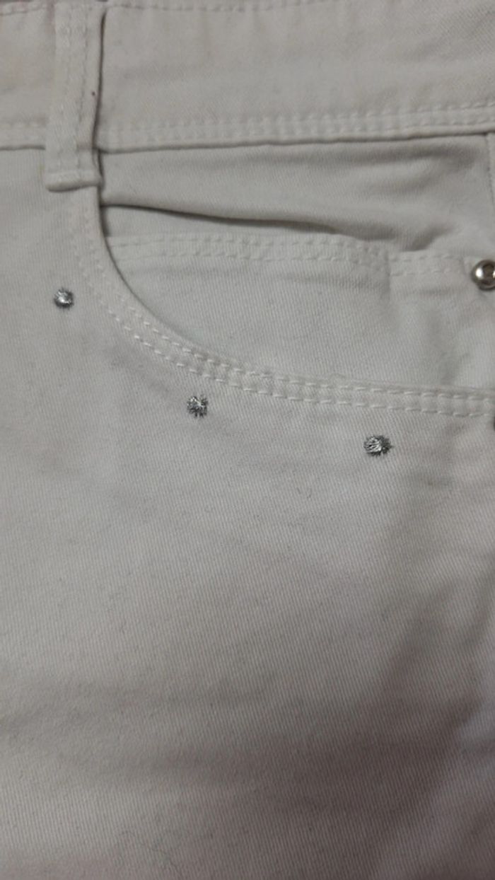 Jeans blanc fille Orchestra 14 ans - photo numéro 3