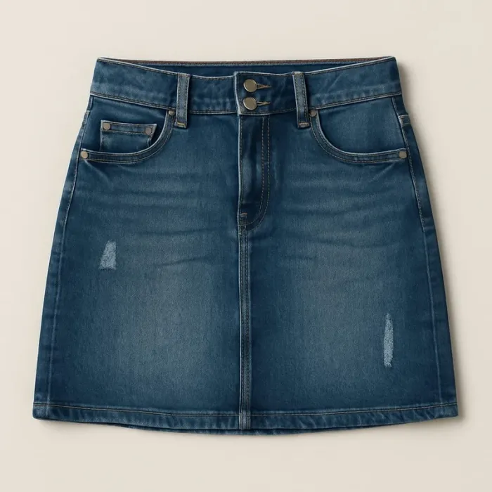 Jupe en jeans Gémo Taille 38 - photo numéro 2