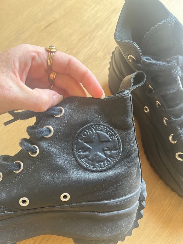 Converse en cuir - photo numéro 2