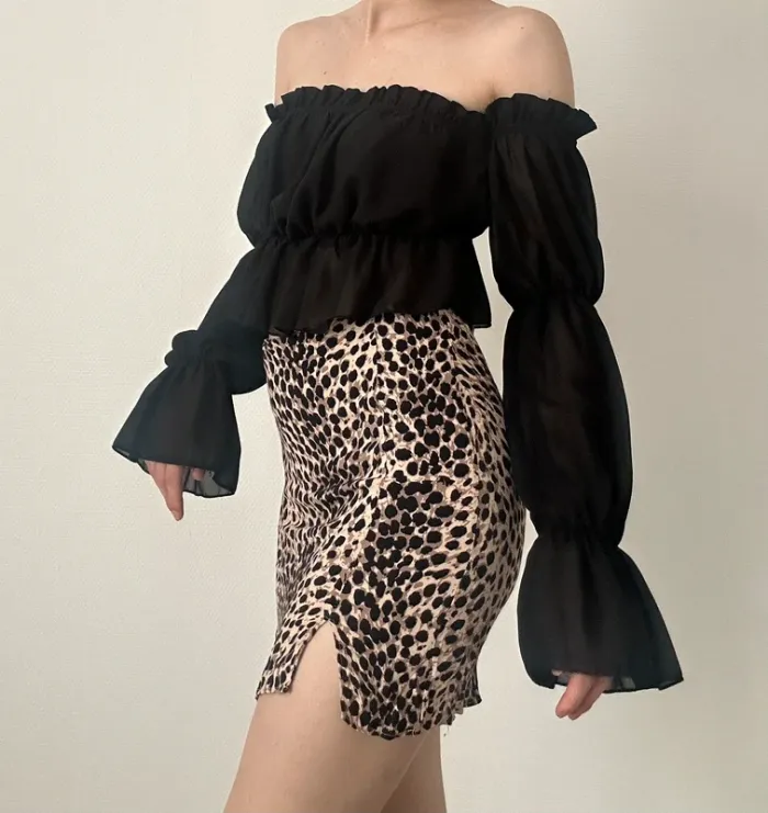 Haut noir vintage - photo numéro 6