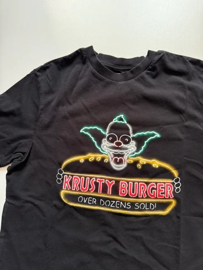 T shirt The Simpsons Krusty Burger - photo numéro 2