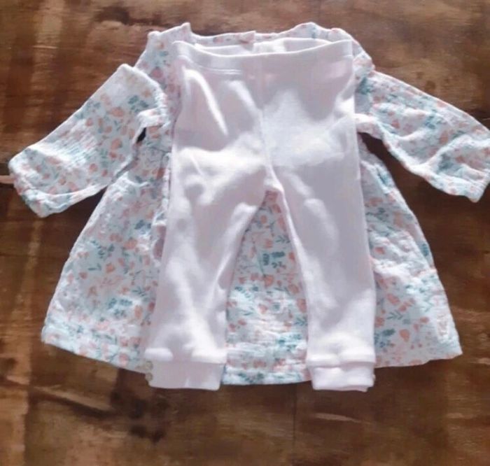 Ensemble robe & legging 12 mois ( sergent-major)