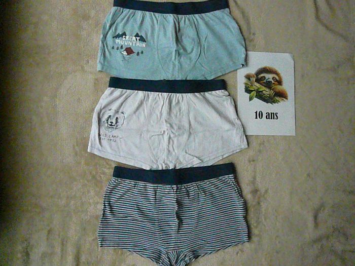 Lot de 3 boxers Taille 10-12 ans (n°2)