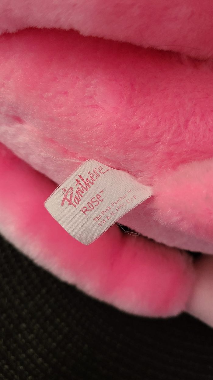 peluche 45 cm panthère rose ideal 1995 the pink panther - photo numéro 3