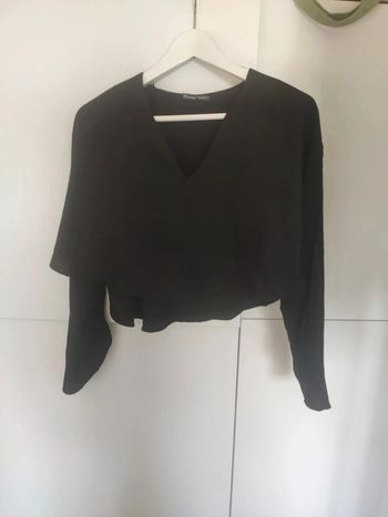 Zara top court manches longues ouvertes