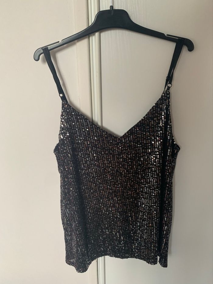 Top à paillettes Taille S Kiabi