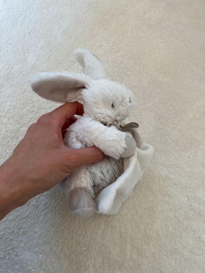 Doudou mouchoir lapin babynat - photo numéro 2