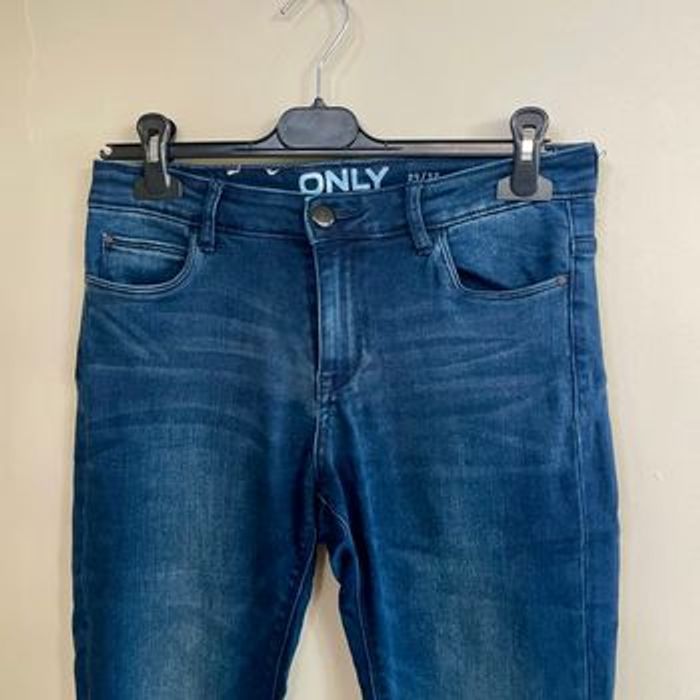Jean skinny Only Blue Denim taille 29/32 stretch bleu foncé V053 - photo numéro 5