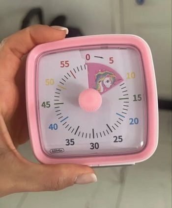 Minuteur visuel enfant arc-en-ciel 60 min  