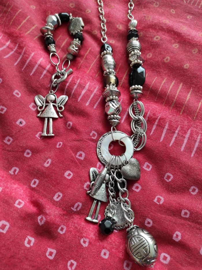 Ensemble collier bracelet - photo numéro 2