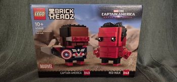 LEGO BrickHeadz Marvel 40668 - Figurines de Captain América et Hulk 